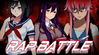 【RAP BATTLE】 The Yandere Rap Battle Part 1 [upl. by Llertnor]