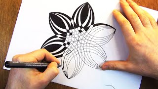 Simple Geometric Pattern  Geometric Drawing [upl. by Florian]