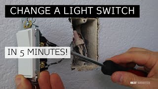 How To Change A Lightswitch [upl. by Eanram189]