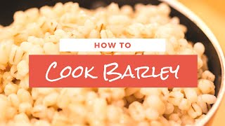 How to Cook Barley  Chef Tariq [upl. by Suriaj140]