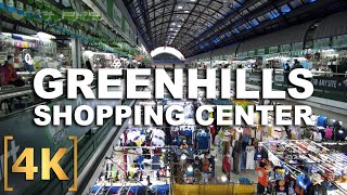 Walking tour at Greenhills Shopping Center  Tour From Home TV  4K  San Juan Philippines [upl. by Emmons]