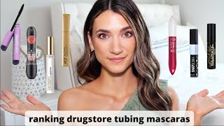 The Best and Worst Drugstore Tubing MascarasWear tests and high end comparison [upl. by Chansoo]