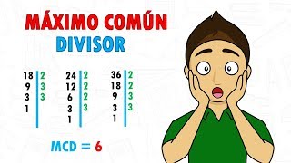 MAXIMO COMUN DIVISOR Super Facil  Para principiantes [upl. by Portwin]