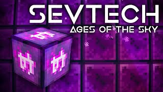 SevTech Ages of the Sky Ep 16 Age 3 Automation [upl. by Natlus805]