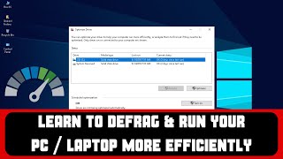 How To Defrag Windows 10 [upl. by Swainson]