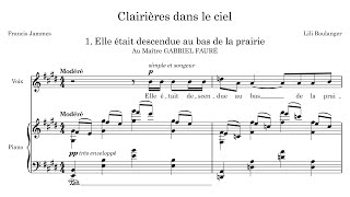 Lili Boulanger  Clairières dans le ciel 1914 [upl. by Ern691]