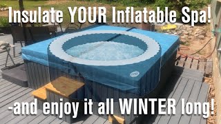 DIY Winterize your Intex Hot Tub [upl. by Etac]