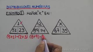 ANALOGÍAS Y DISTRIBUCIONES NUMÉRICAS  Diferentes Casos [upl. by Cacie]