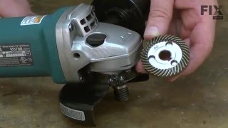 Makita Angle Grinder Repair – How to replace the Gear [upl. by Namyaw]