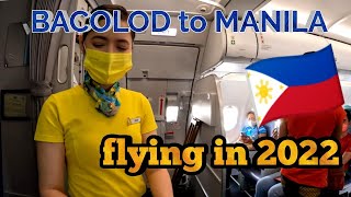 Flying Bacolod to Manila 2022 [upl. by Yerhpmuh]