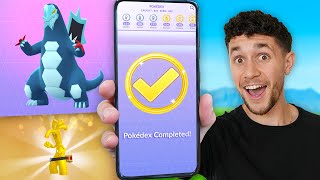 I Completed the New Pokédex in Pokémon GO [upl. by Yrailih]