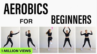 9 Min Aerobics For Beginners  Morning Energy Booster  Aerobic Exercises [upl. by Onibas]