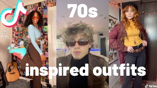 70s Inspired Outfits  TikTok Compilation ✨ [upl. by Amadus]