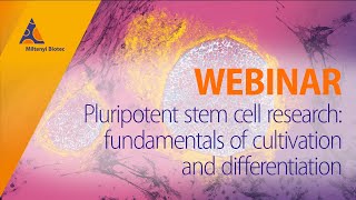 Pluripotent stem cell research fundamentals of cultivation and differentiation WEBINAR [upl. by Hicks199]