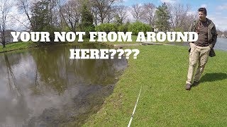 Guy Tries To Kick Me Out For Fishing In My Own Pond [upl. by Ymerej762]