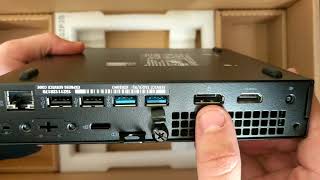 DELL OPTIPLEX 3050 MICRO DESKTOP UNBOXING SETUP amp REVIEW [upl. by Asertal]