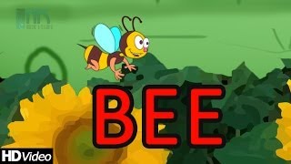 Bees  BUZZ Goes The Bee  Nursery Rhymes With Lyrics [upl. by Wenda933]