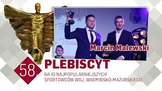 Plebiscyt na najpopularniejszego sportowca  Marcin Malewski [upl. by Ib]