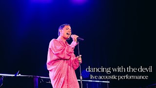 Demi Lovato  Dancing With The Devil Live Acoustic Performance [upl. by Euqinamod]