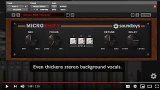 Soundtoys MicroShift [upl. by Cowen319]