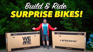 Unboxing and Testing Two Surprise Mountain Bikes [upl. by Arikaahs549]