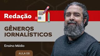 Gêneros jornalísticos  Redação  Ensino Médio [upl. by Ahsaya]