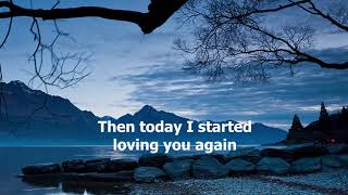 Today I Started Loving You Again by Merle Haggard  1968 with lyrics [upl. by Ozneral]