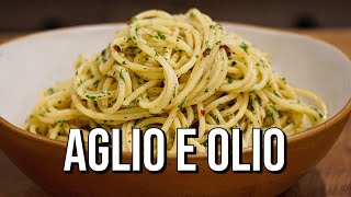 Spaghetti Aglio E Olio  Garlic And Oil Pasta Recipe [upl. by Valera209]