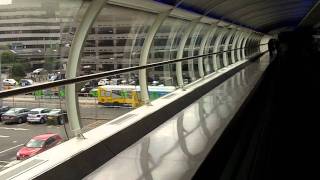 Manchester Airport  Skylink Walkway  Station to T1 and 3 [upl. by Terrijo143]