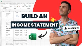 How to Build a Basic Financial Model in Excel [upl. by Hett]