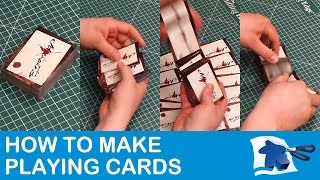 How To Make Playing Cards  Dining Table Print amp Play [upl. by Aisenat430]