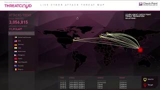 Top 10 Cyber attack live map [upl. by Idorb867]