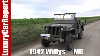 1942 Willys MB Military Jeep  Detailed Walkaround Review and Test Drive [upl. by Savior]