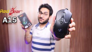 RedGear A15 Gaming Mouse  Full Review  Comparison with ZebTransformer M [upl. by Woolley913]