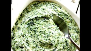 Easy Creamed Spinach Recipe [upl. by Hairej]