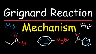 Grignard Reagent Synthesis Reaction Mechanism  Organic Chemistry [upl. by Sug]