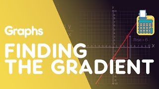 Finding The Gradient Of A Straight Line  Graphs  Maths  FuseSchool [upl. by Asp741]