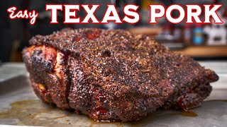 Easy Pulled Pork Recipe  Texas Style on the Outlaw Smoker [upl. by Hahseram523]