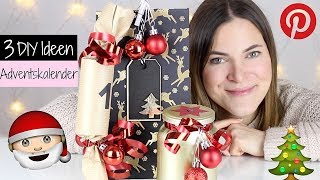 3 DIY ADVENTSKALENDER zum selber machen  Pia Pietsch [upl. by Leunam919]