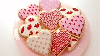 How To Decorate Cookies for Valentines Day [upl. by Tserof]