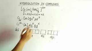 Hybridization in Coordinationcomplexes [upl. by Ynneg]