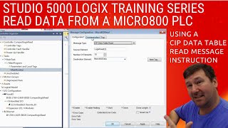 Messaging from Micro800 to Controllogix Compactlogix with MSG Message [upl. by Colville230]