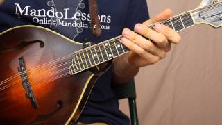 Cold Frosty Morning With Tabs amp Play Along Tracks  Mandolin Lesson [upl. by Oznola262]