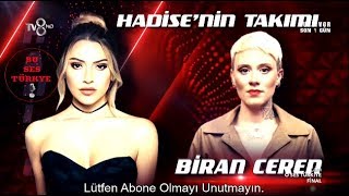 O Ses Türkiye  Biran Ceren DÖRTER  Vazgeç Gönül  FİNAL [upl. by Addie]