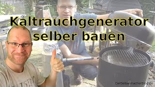 Kaltrauchgenerator selber bauen  unter 10€  Kalträuchern Anleitung Raucherzeuger Räuchergerät [upl. by Atnicaj]