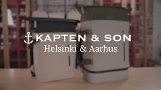 Get to Know Our Backpacks  HELSINKI amp AARHUS  Kapten amp Son [upl. by Kirk161]