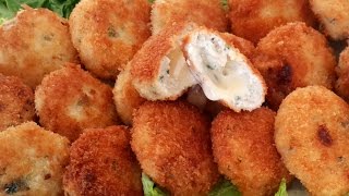 Croquette de poulet au fromage [upl. by Africah]