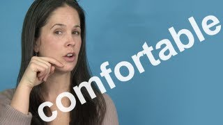 How to Pronounce COMFORTABLE  AMERICAN ENGLISH PRONUNCIATION [upl. by Rennie907]