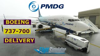 PMDG Boeing 737 700 MSFS 2020  Review First Look and Delivery Video  FlyEte Pro [upl. by Erret]