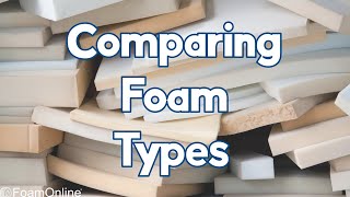 Comparing Foam Types [upl. by Enneillij388]